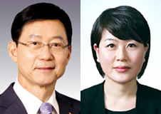 ▲SK이노베이션구자영부회장,강선희지속경영본부장.