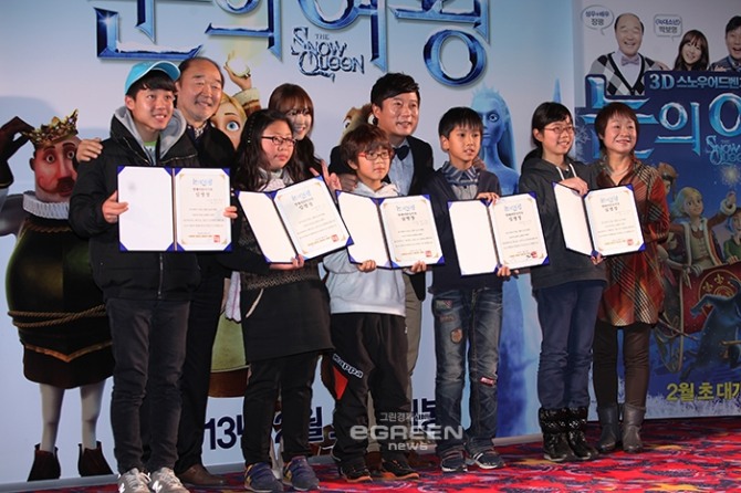 ▲애니메이션'눈의여왕'쇼케이스