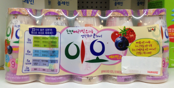 ▲합성감미료'수쿠랄로스'가함유된어린이요구르트