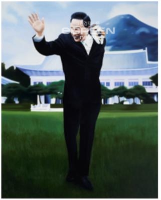 ▲낸시랭작'이명박'