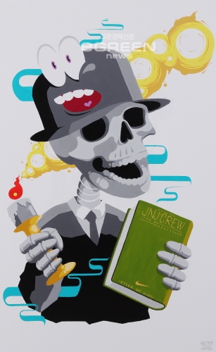 ▲ArtimeJoe,HistoryMaker,ArcyliconCanvas,80x130cm,2011