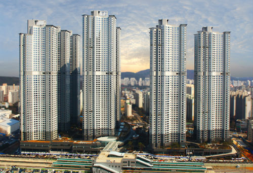 ▲일산두산위브더제니스전경