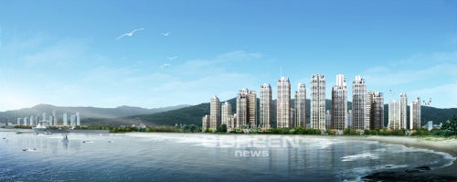 ▲경남기업거제사곡지역주택조합조감도