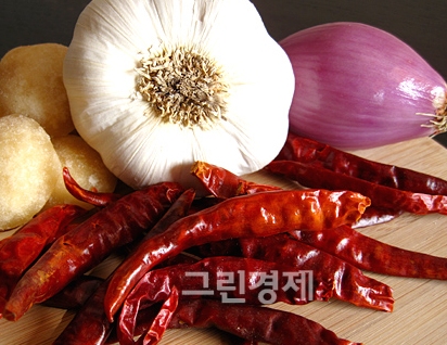 ▲남픽파오소스를만들기위한각종재료들