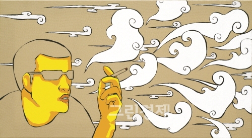 ▲이희우작무릉도원(Elysium),캔버스에아크릴,90X50cm,2009▲이희우작드로잉(drawing),종이에혼합매체,21x29.7cm