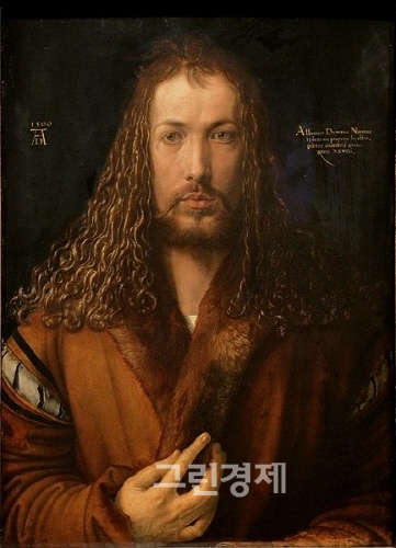▲알브레히트뒤러작자화상(SelfPortrait),1500,목판에유화,66.3×49cm▲이희우작수다쟁이(bigmouth),캔버스에아크릴,90.9x116.7cm,2013