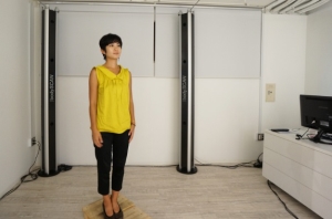 3D프린터로인체모형을제작하는모습