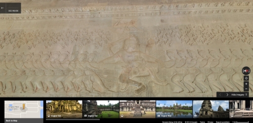 (사진)앙코르와트서쪽방면에위치한라마야나갤러리(RamayanaGalleryatAngkorWatWest)