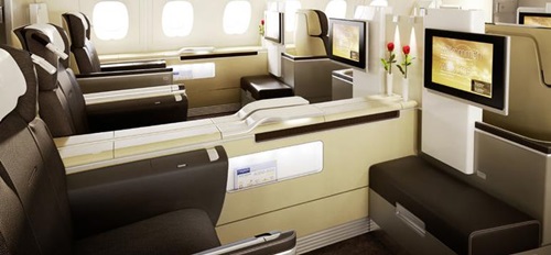 ▲A380일부기종의내부모습.출처=프랑스에어버스사홈페이지.