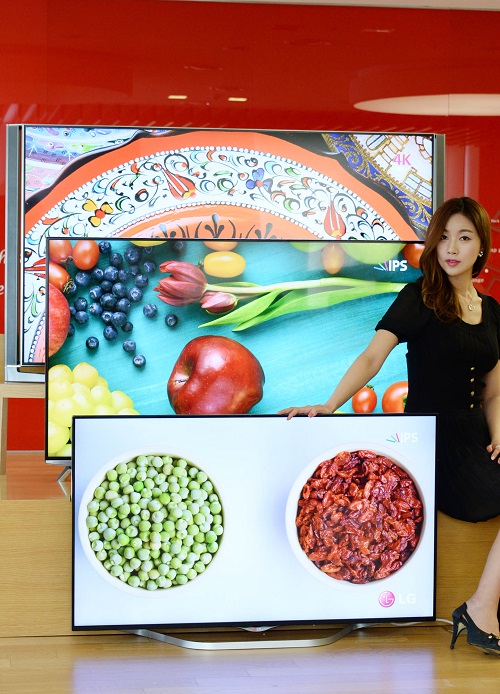 ▲LG전자2014년형UHDTV.LG전자=제공