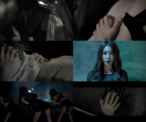 ▲가수한소아와제이큐의'블랙앤화이트스토리'의두번째에피소드'눈엔눈이에는이'뮤직비디오가높은노출수위로누리꾼사이에서화제다.<사진='눈엔눈이에는이'뮤직비디오캡처