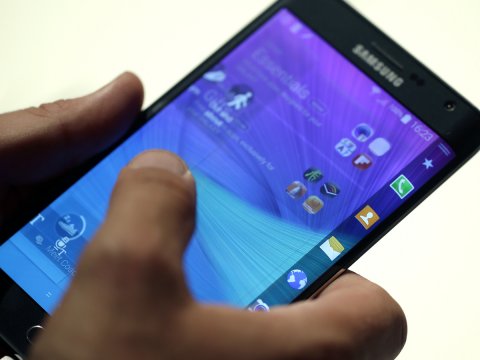 ▲갤럭시노트엣지/사진=뉴시스