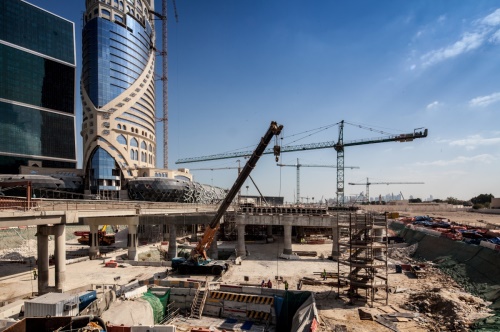 카타르 루사일 고속도로 공사현장/사진=현대건설 제공