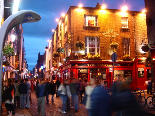 아일랜드 더블린의 템플바