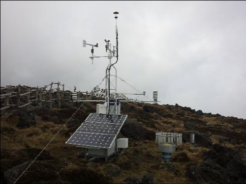 Figure 2. 한라산기상관측장비
