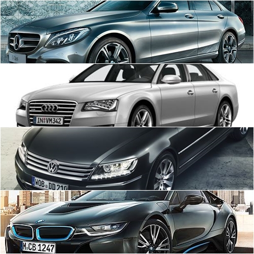 사진=(벤츠-아우디-폭스바겐-BMW 각 회사 공식사이트)