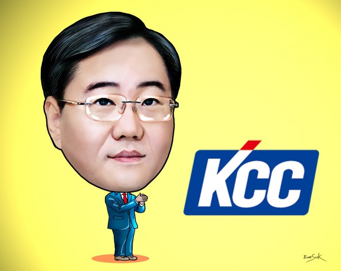 정몽진 KCC그룹 회장 캐리커처=허은숙 화백