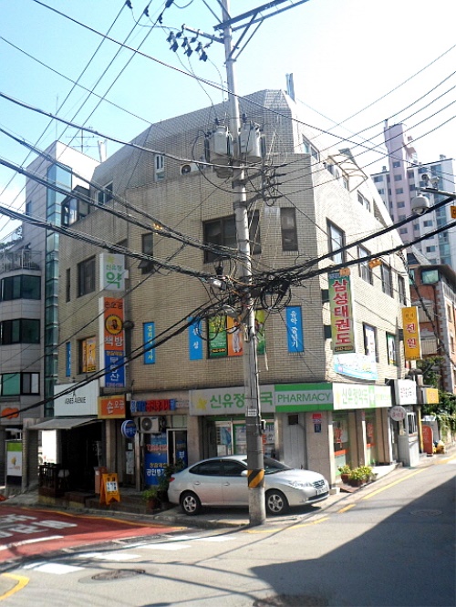 지난해 4월 카라 한승연씨가 매입한 서울 청담동 빌딩(철거전 당시)/사진=원빌딩 제공