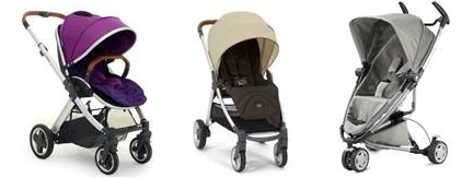 (왼쪽부터)'오이스터 2', 퀴니 '아마딜로 플립 XT', '2015 퀴니 제프 엑스트라 2.0'/사진=인터파크 제공