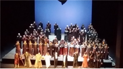체코 프라하의 The State Opera극장에서 공연된 '오델로'의 한 장면
