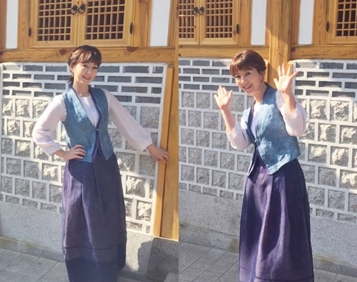 최근 화제 속에 방영중인 KBS2 일일드라마 '오늘부터 사랑해'에서 소녀감성의 며느리 '한동숙'역을 열연중인 배우 김서라가 한복 모델 같은 우아한 자태를 공개했다./사진=가족액터스 제공