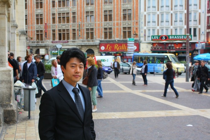 프랑스 릴 기차역 앞