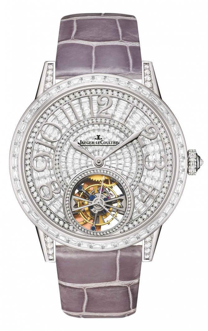 '랑데부 투르비옹 하이 주얼리' 547개의 다이아몬드가 박혀 있는 명품시계다. 이 시계 하나에 투입된 다이아몬드만 총 9캐럿에 달한다. 스위스 시계 브랜드 예거 르쿠트르가 내놓은 것으로 판매가가 약 4억9000만원이다. 