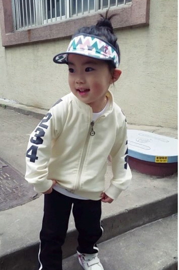 UCC 스타 예빈이의 선캡 착용 이미지/ 사진=한세드림 모이올른 제공