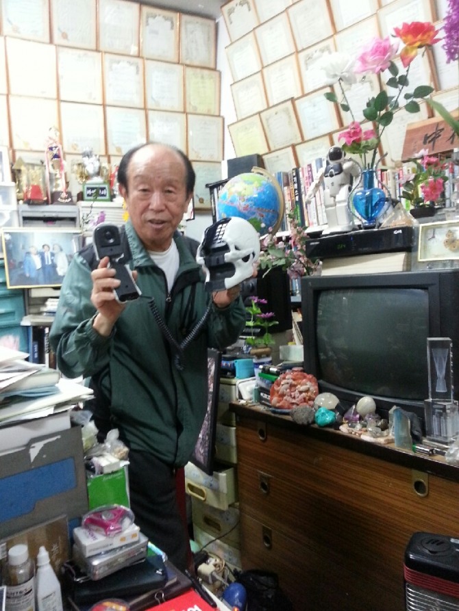 신석균 한국발명학회 회장이 발명한 아이디어 전화기