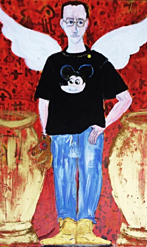 전세계 최초 공개  “키스헤링의 초상화”  Acrylic on Canvas