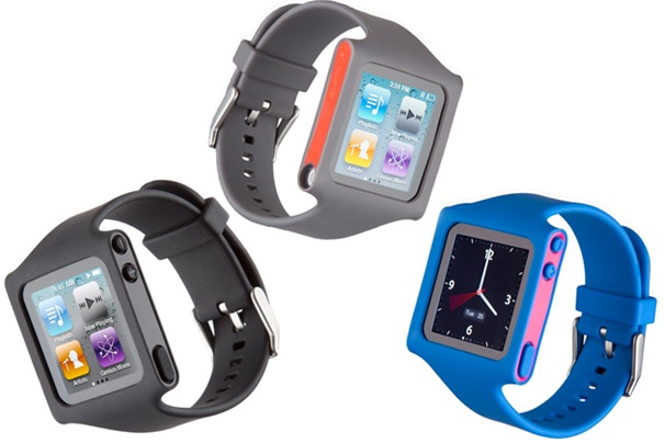 아이팟 나노를 활용한 시계. 애플워치의 모태로 불릴만하다