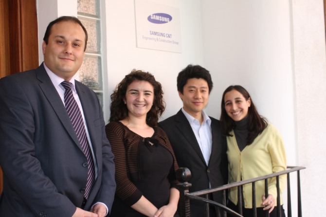 알제리 삼성물산 직원들과 함께