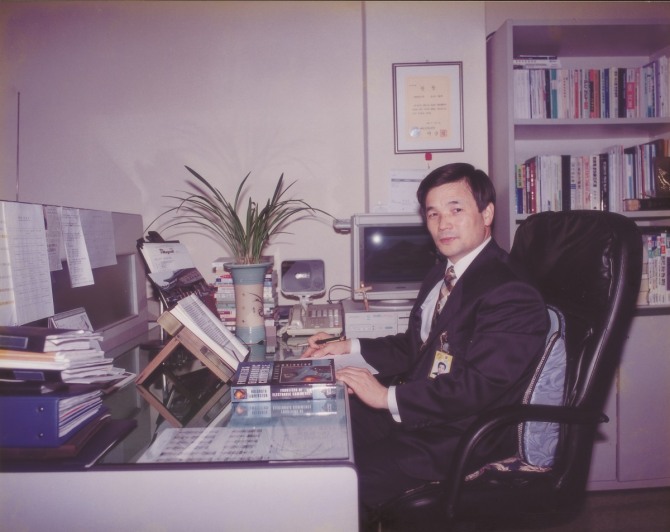 청와대에서 근무할 당시의 주대준 총장