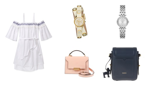 (왼쪽부터 시계방향으로)레베카밍코프, 토리버치워치, 마이클코어스워치, 헤지스액세서리, 타마