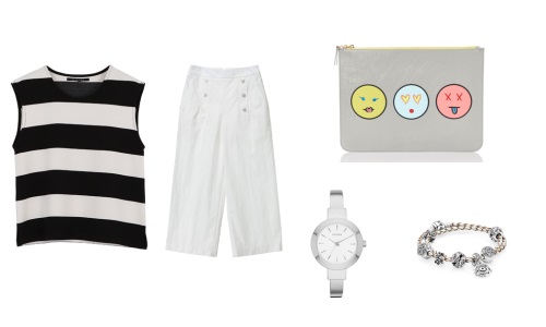 (왼쪽부터 시계방향으로)나인걸, 커스텀멜로우젠티, 플레이노모어, 판도라, DKNY워치