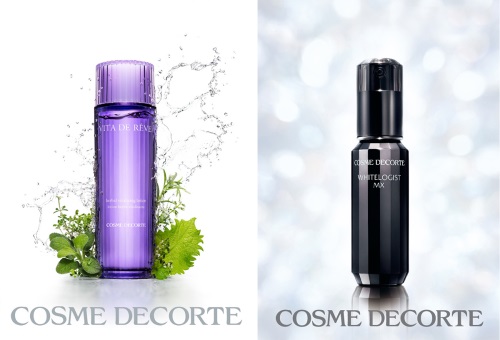 코스메 데코르테 ‘비타 드 레브’(좌), ‘화이트로지스트MX’(우) 대용량