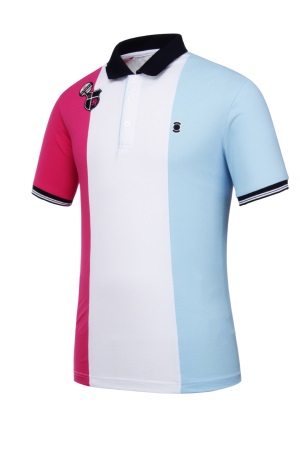 좌우 삼단 배색 티셔츠/ 사진=와이드앵글 제공