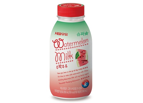 수박우유/사진=서울우유 제공