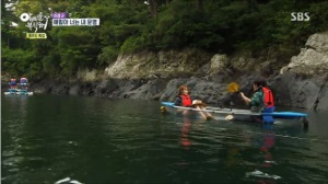 쇠소깍 투명카약 SBS 아빠를 부탁해 캡처