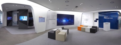 한국임상시험산업본부 글로벌임상시험혁신센터 첨단 ICT 전시 홍보관