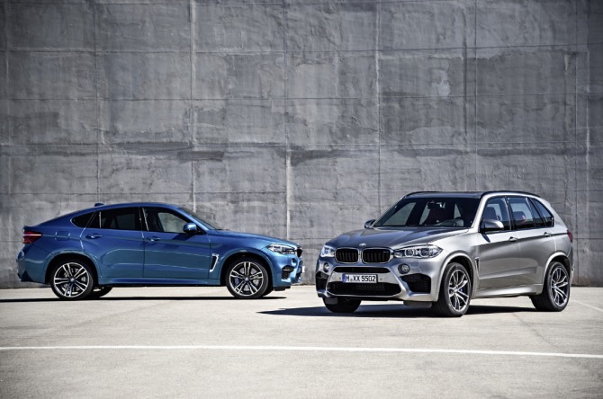 The new BMW X6 M(좌), The new BMW X5 M