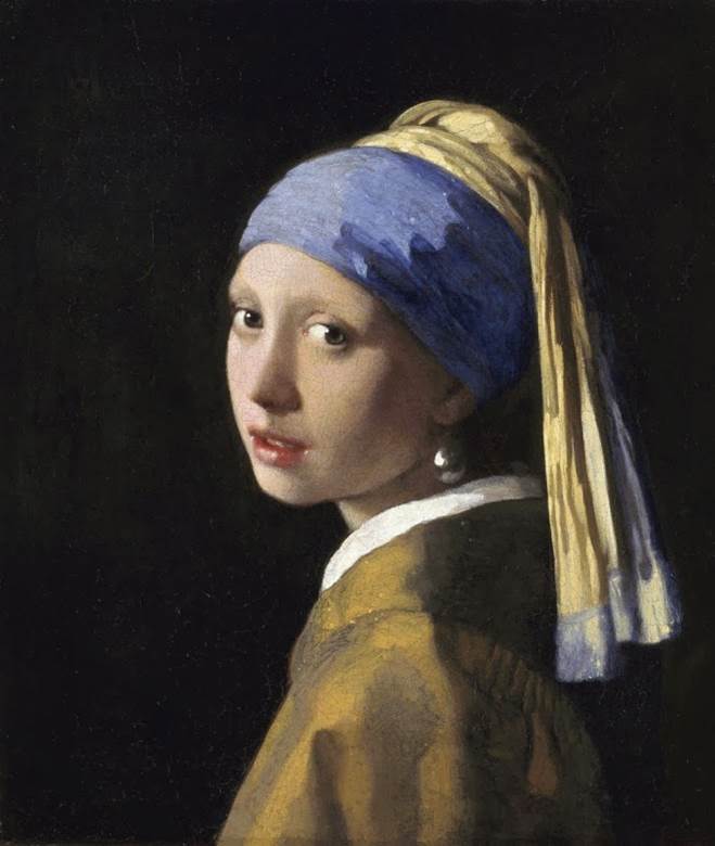베르메르, 진주 귀걸이를 한 소녀, 1666년 경