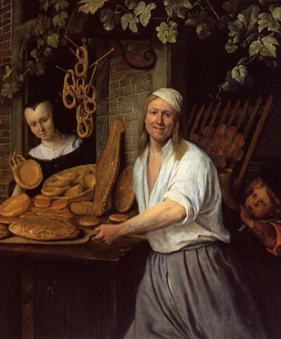 얀 스테인, 빵장수 부부, 1658