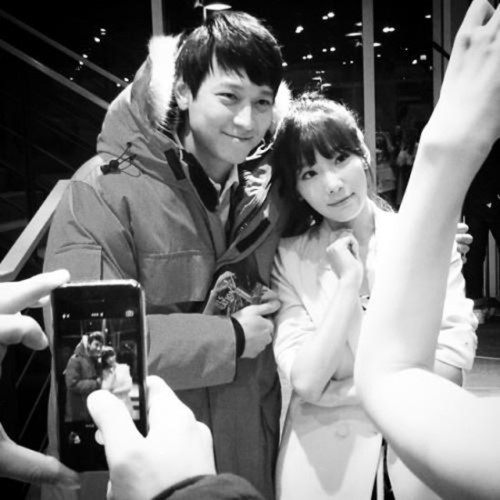 강동원/사진=태연 SNS
