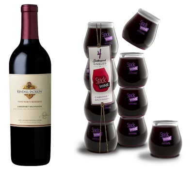 캔달 잭슨 빈트너스 리저브 까베르네 소비뇽(좌), 스택와인 까베르네 소비뇽(우)/ 사진=아영FBC 제공