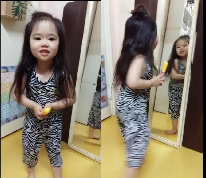 노유민이 딸 노엘 양의 율동 영상을 공개했다 / 사진=노유민 인스타그램