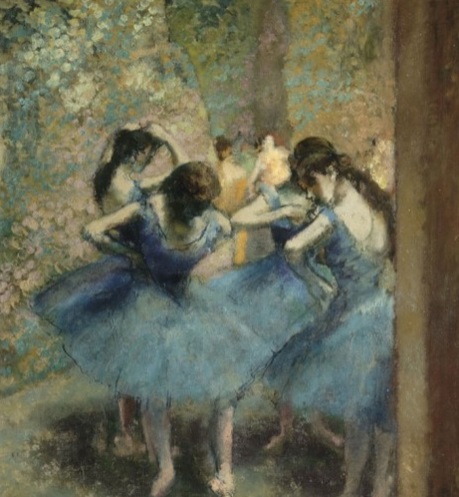 드가, 푸른 옷을 입은 발레리나들, 1893