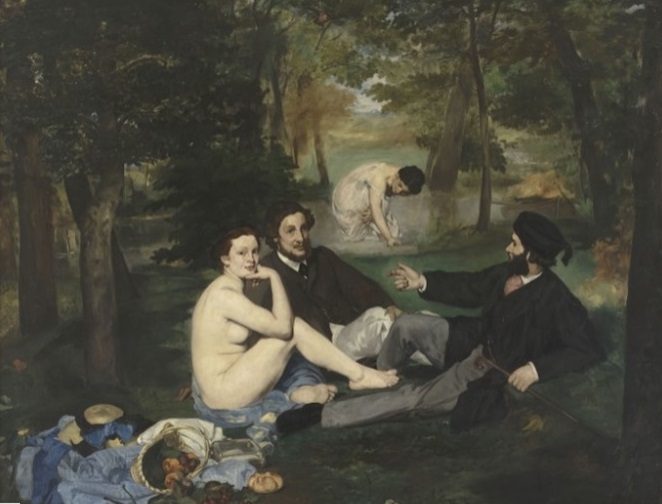 에두아르 마네, 풀밭 위의 점심식사, 1863