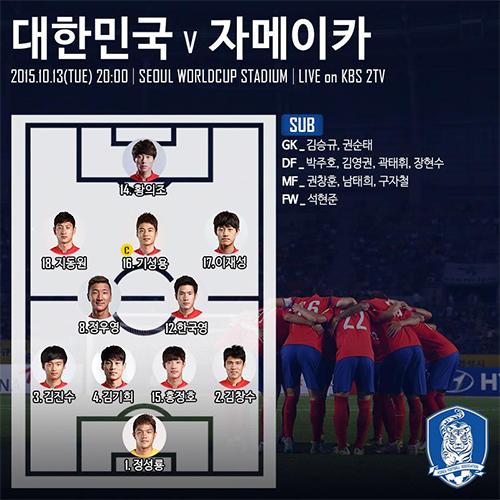 한국 자메이카/사진=한국축구협회