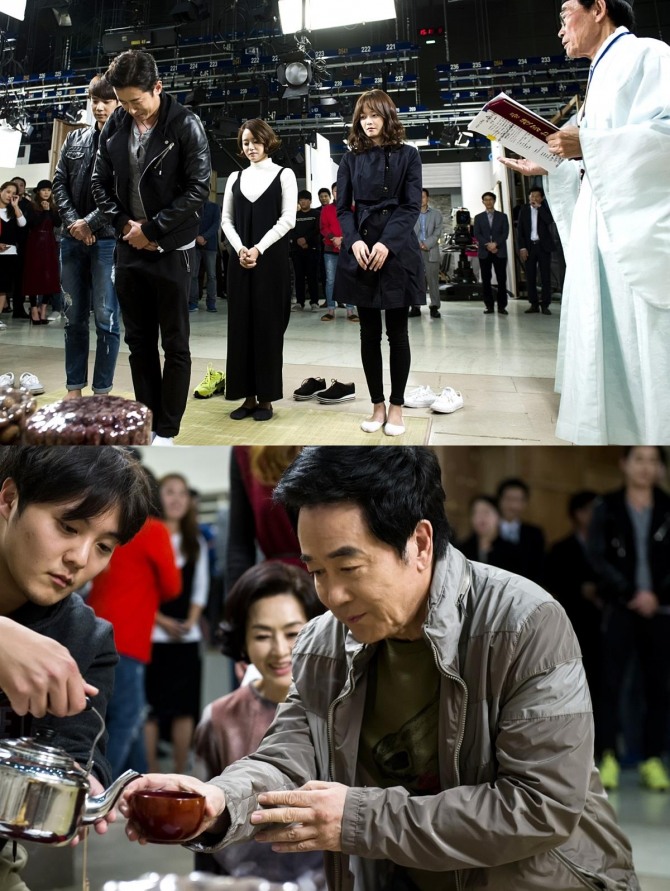 '이브의 사랑' 후속으로 방송되는 '내일도 승리'의 고사 현장 사진이 공개됐다 / 사진=MBC